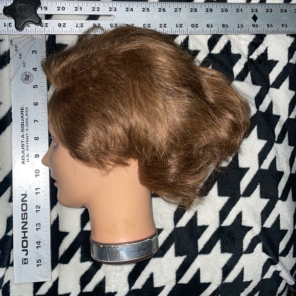 Vintage Pivot Point Viola Cosmetic Styling  Practice Head Model Brown Chilu Hair - Picture 8 of 14